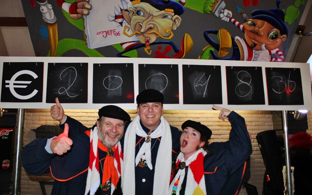 Opbrengst Kwakkelkraantcollecte €20.048,36