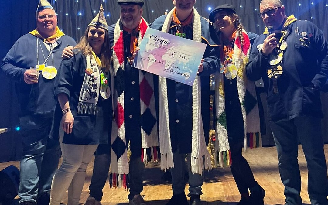 Donatie van CV de Ossekoppen voor ALS